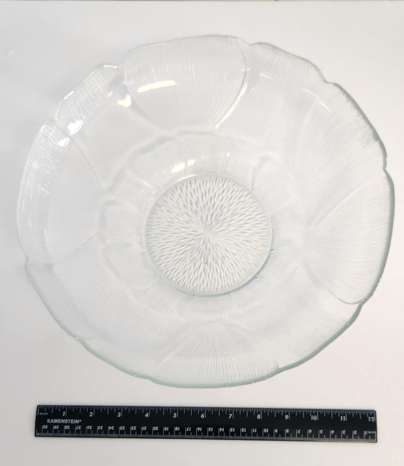 Vintage Arcoroc Fluer 10" Salad Bowl