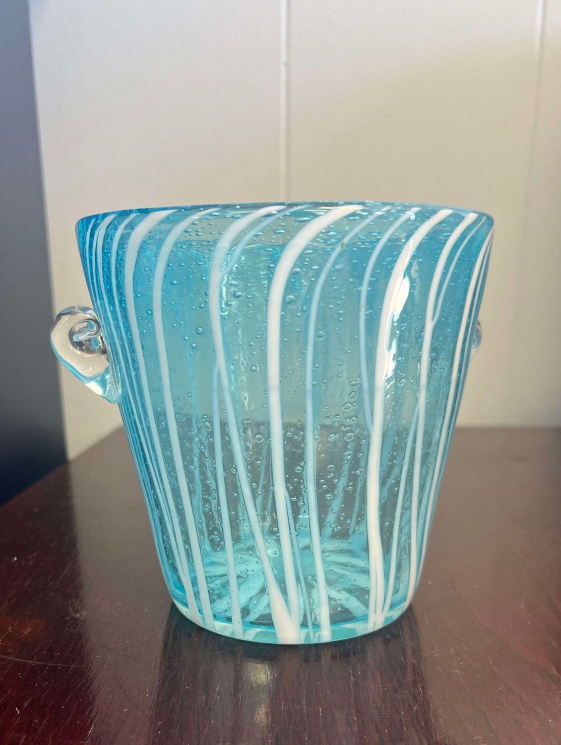 Vintage Murano Art Glass Ice Bucket