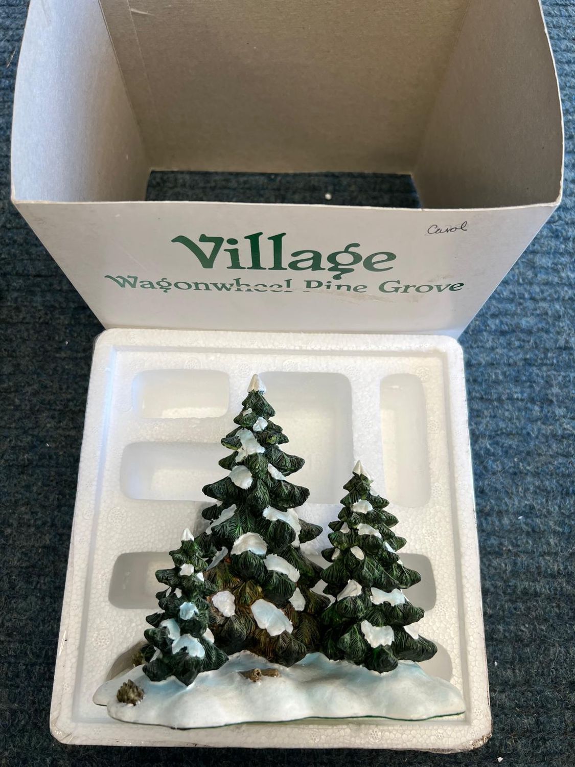 Department 56 Village Accessories Wagonwheel Pine Grove Christmas