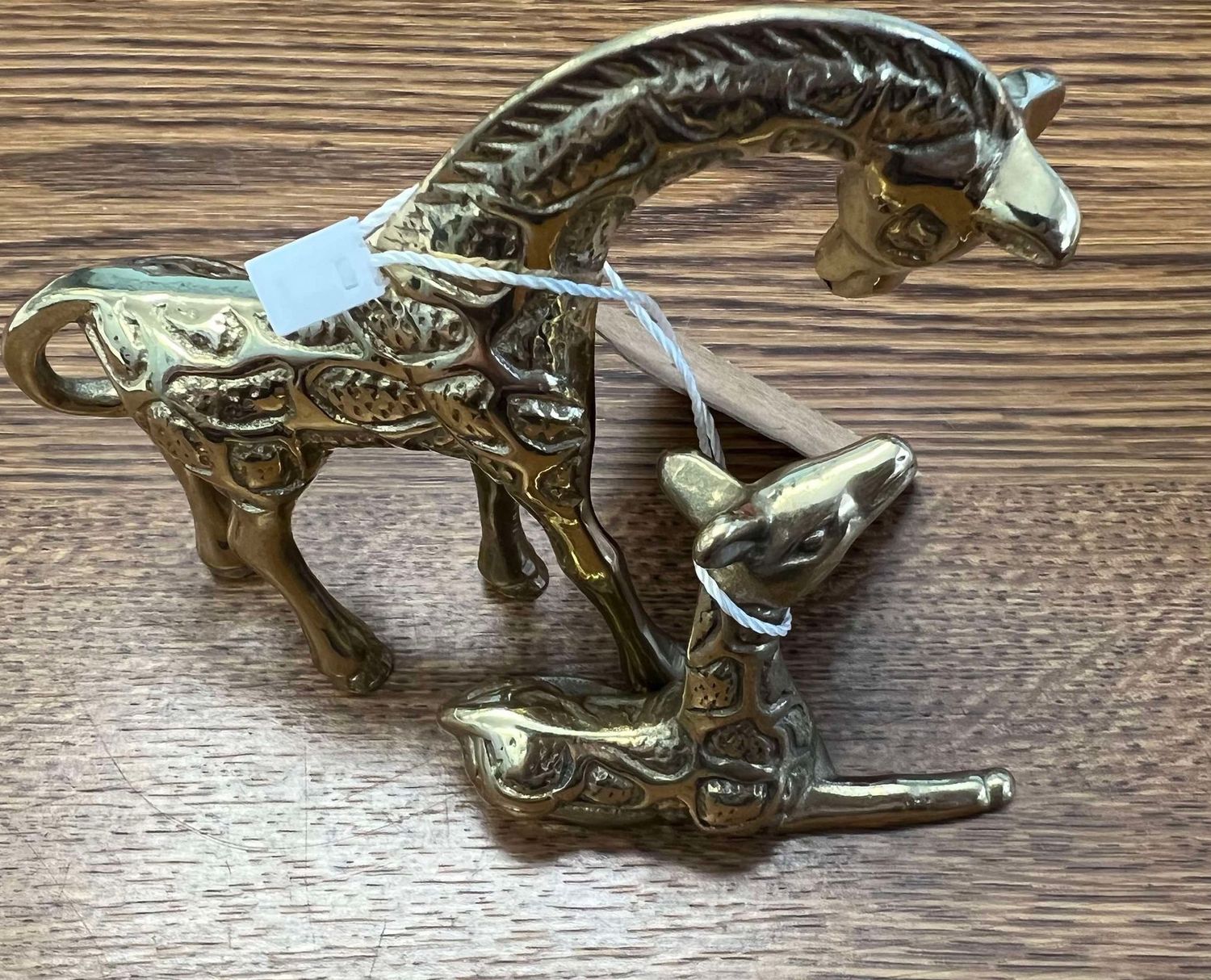 Giraffe  Mother &amp; Baby - Gold Color