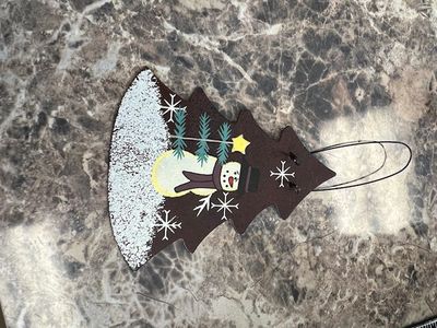 Rustic Metal Snowman Tree