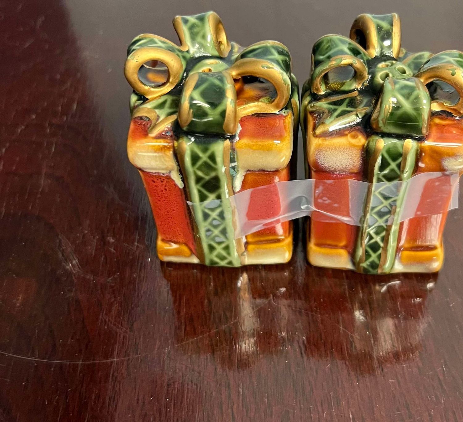 Vintage Japanese Salt &amp; Pepper Christmas