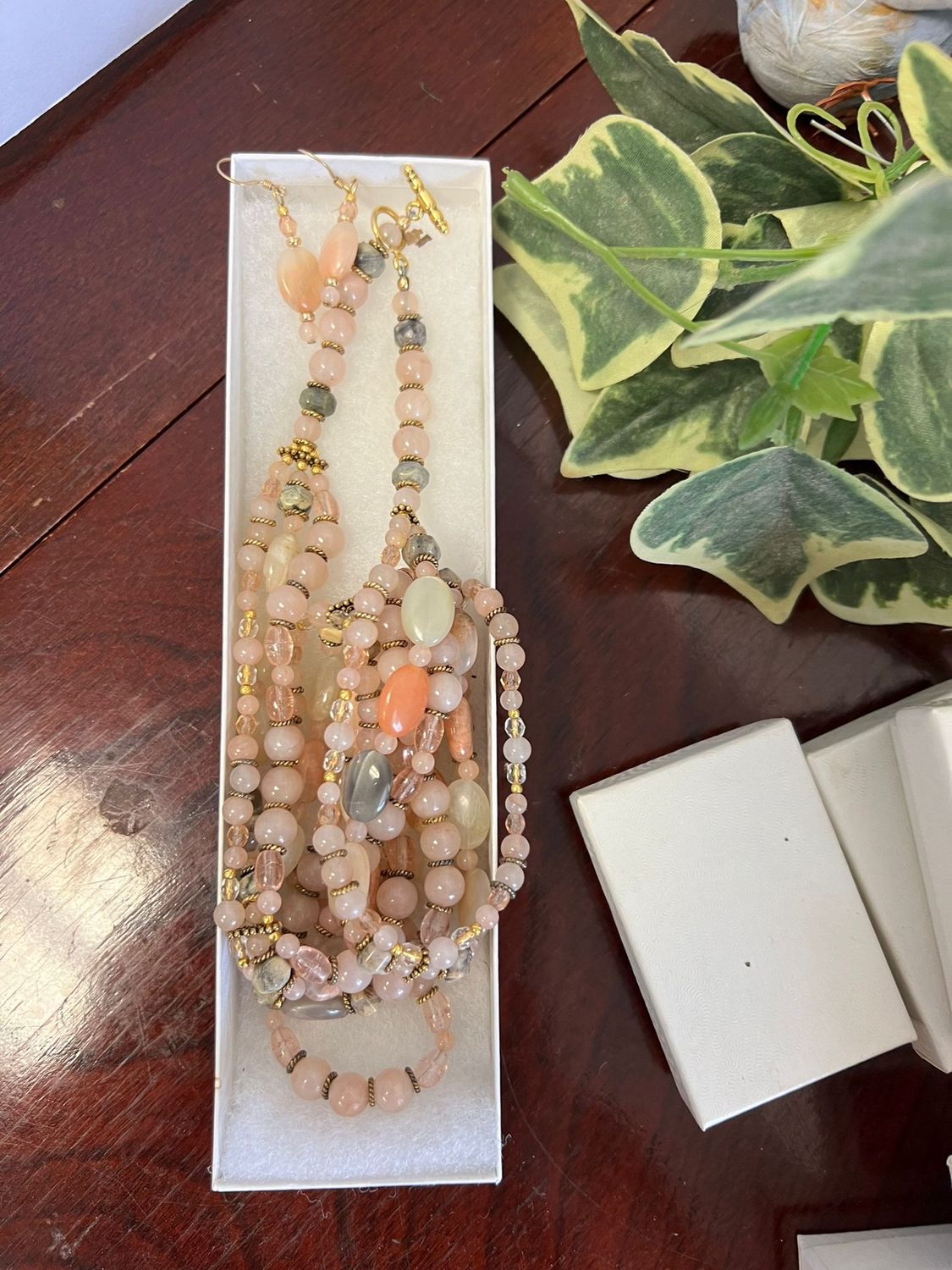 Handmade by Nancy Necklace &amp; Earrings Set