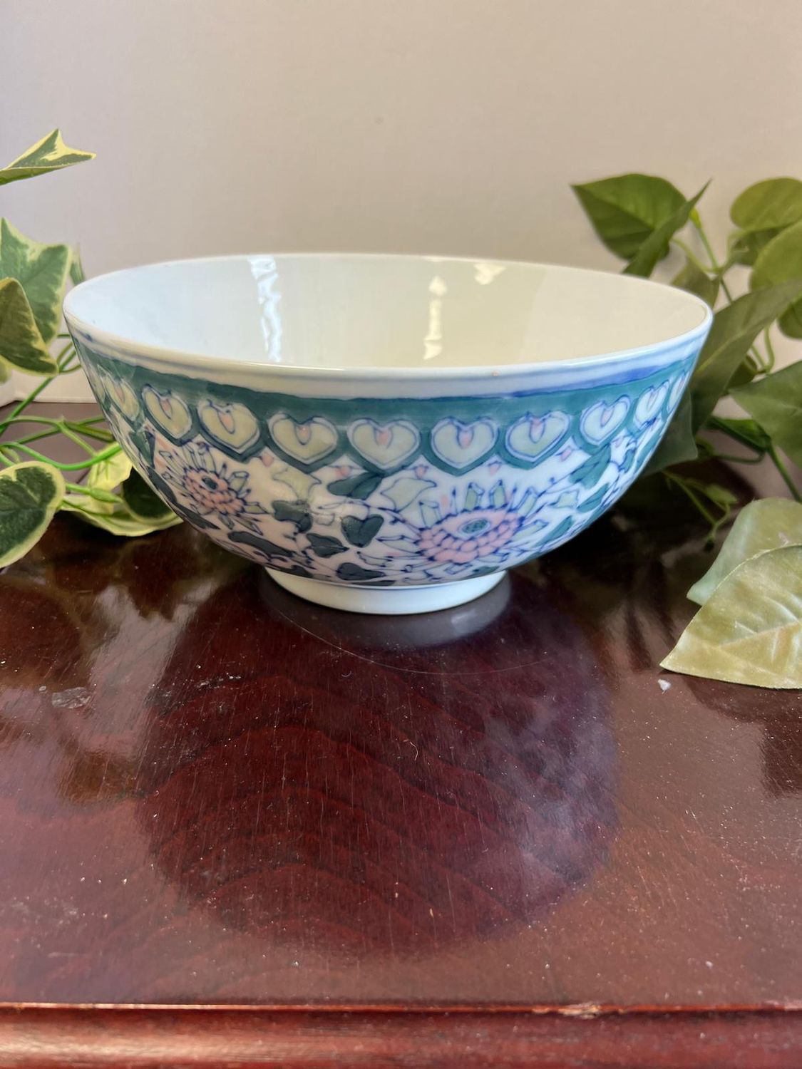 Vintage Asian Chinese Large Porcelain Bowl