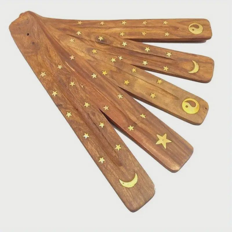 Natural Plain Wooden Incense Burner