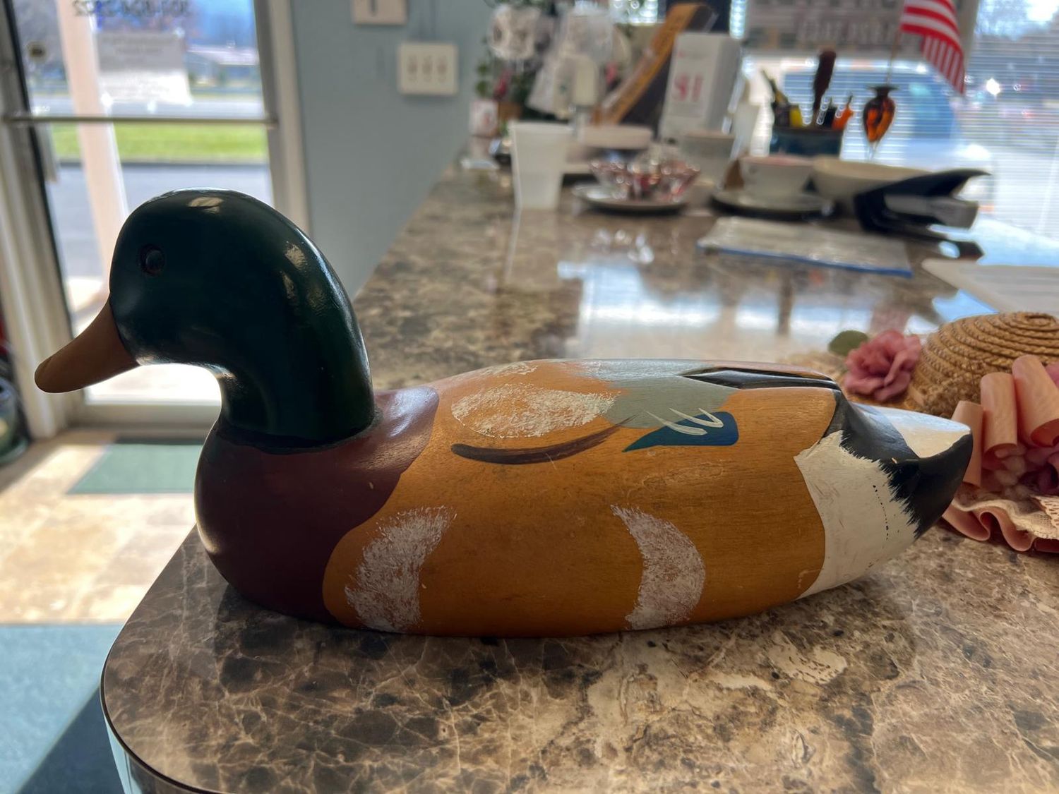 Wooden Mallard Duck Deco Decoy