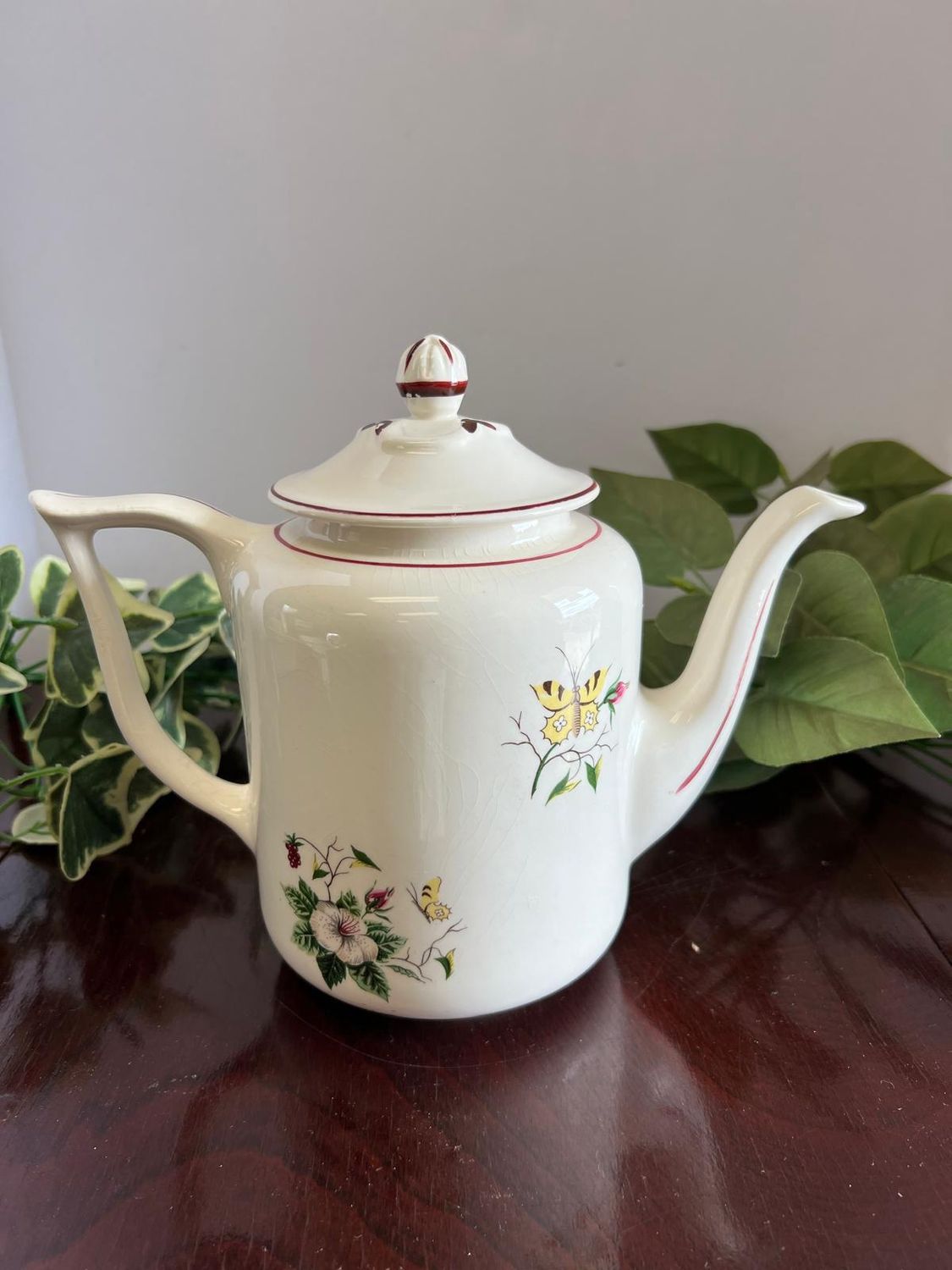 1950's Spring Glory Coffee/Tea Pot by Edwin M. Knowles