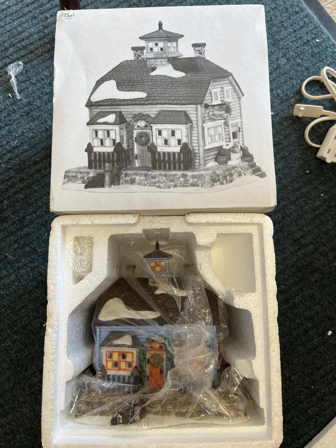 Dept 56 New England Village CHOWDER HOUSE #56571 Lighted Building 1995 w/Box