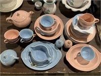 LuRay Pastel Cups - Peach, Green  &amp; Blue