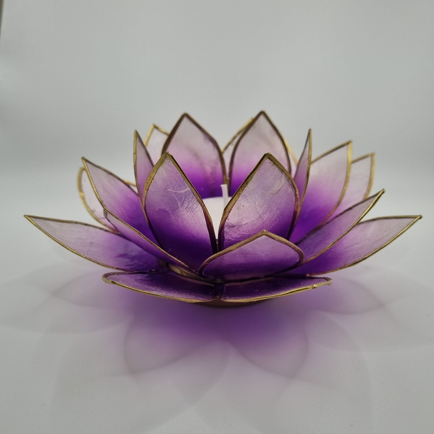 Lotus waxinelichthouder Lila