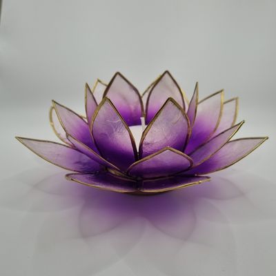 Lotus waxinelichthouder Lila
