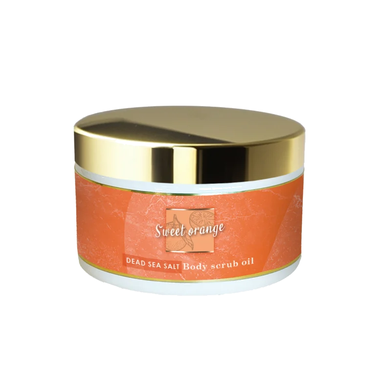 Dode Zee Zout Oliescrub - Sweet Orange - 450gr
