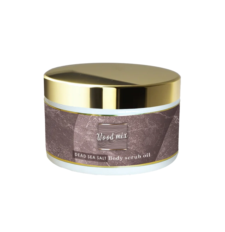 Dode Zee Zout Oliescrub - Wood Mix - 450gr