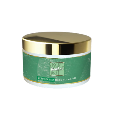 Dode Zee Zout Oliescrub - Bamboo- 450gr