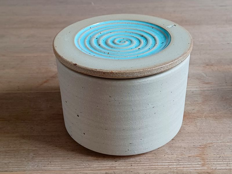 Großer Butterkühler burriera - Motiv Spirale (A)