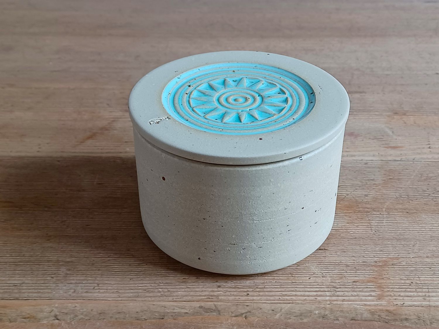 Kleiner Butterkühler burriera - Motiv Sonne (F)
