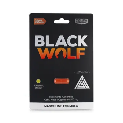 CÃ¡psula Vigorizante BLACK WOLF - 1 DOSIS