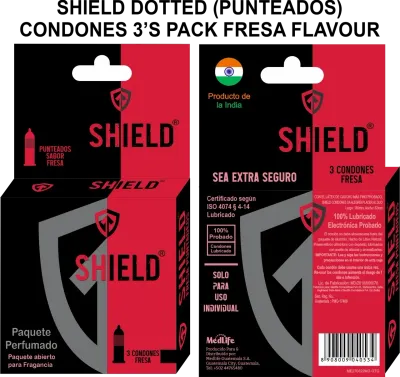CONDONES SHIELD PUNTEADOS