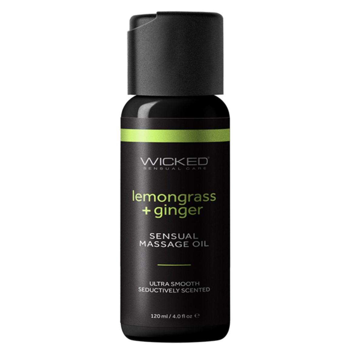 Aceite de masaje Wicked Sensual - Limoncillo y jengibre 4 oz