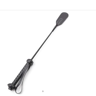Fusta BDSM negro de 45 cm, ideal para azotes