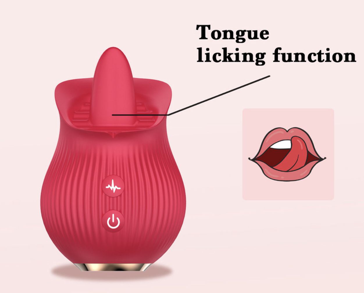 Vibrador Rosita con Lengua