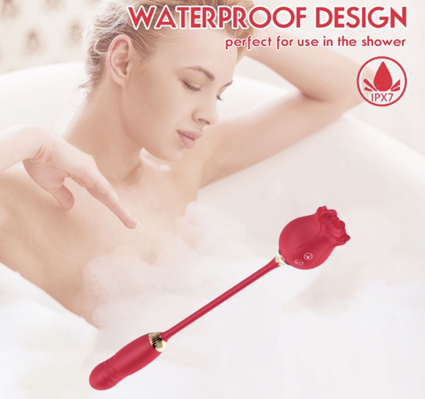 Succionador  y Vibrador TelescÃ³pico Rosita