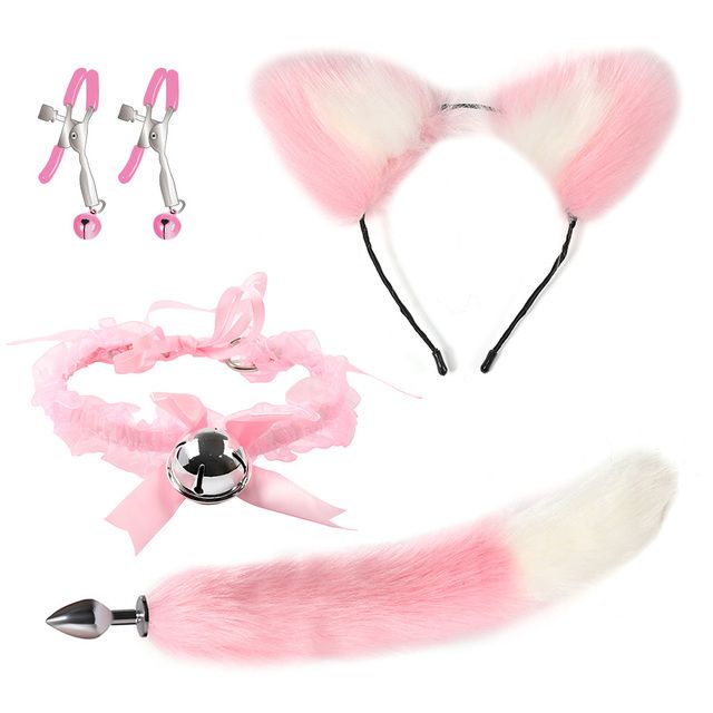 Kit Cosplay 5 Piezas Rosa
