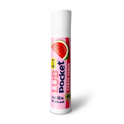 LUB POCKET  TERMICO  SABOR SANDIA 4 EN 1 60ML