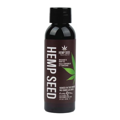 Aceite de masaje de semillas de cÃ¡Ã±amo Naked in the Woods