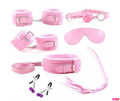Kit Bondage 7 Piezas Rosa
