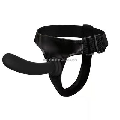 Strap-on, arnes con dildo liso elegante L