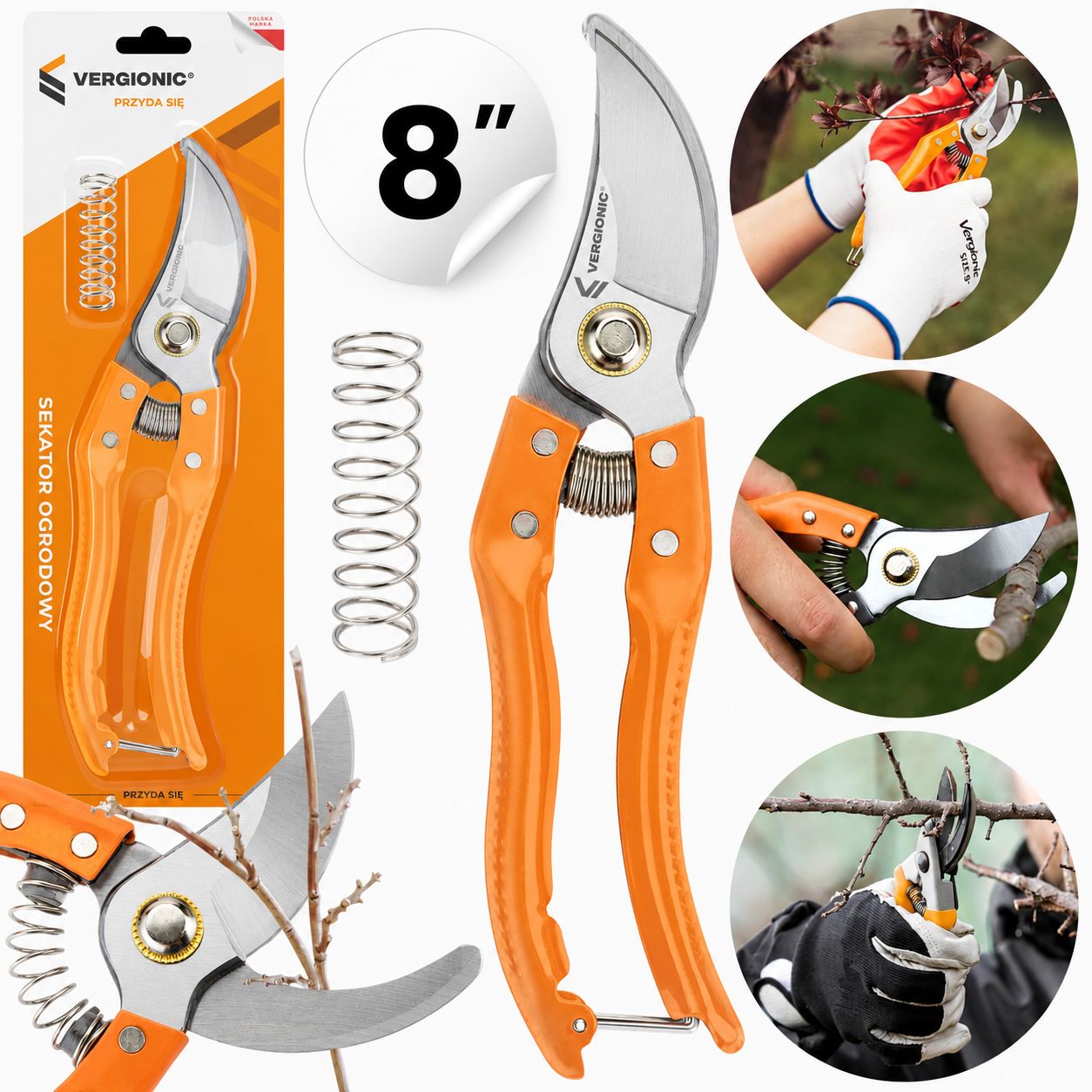 Pruning shears 8"
