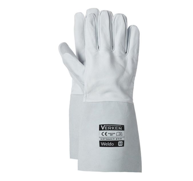 Leather welding gloves