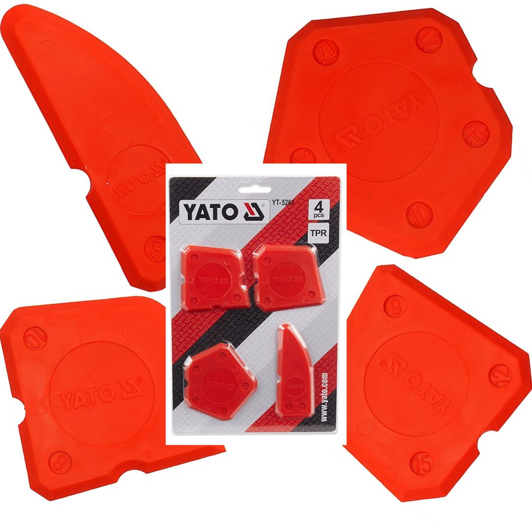 Silicone spreader finishing tool kit set of 4