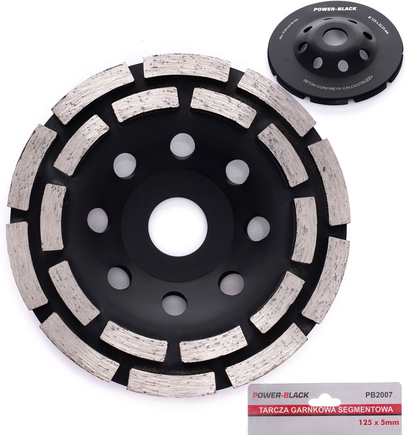Diamond grinding wheel 125mm (5") segment