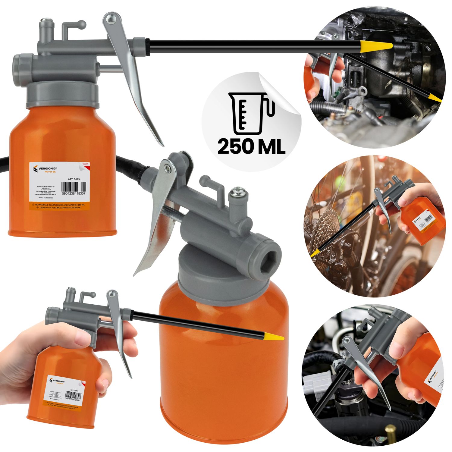 Flexible oil can