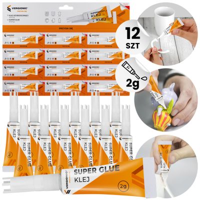 Super Glue 12 Pack