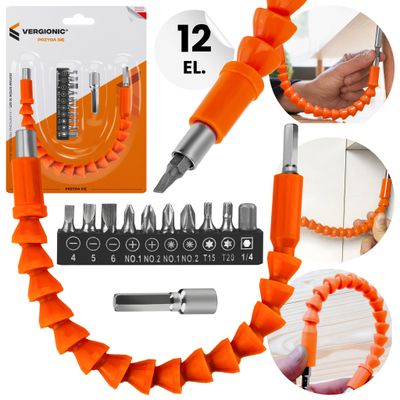 Extension screwdriver set