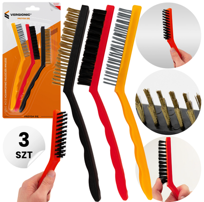 Metal brushes 3pcs