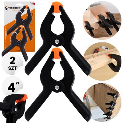 Spring Clamps 4" - 2pcs