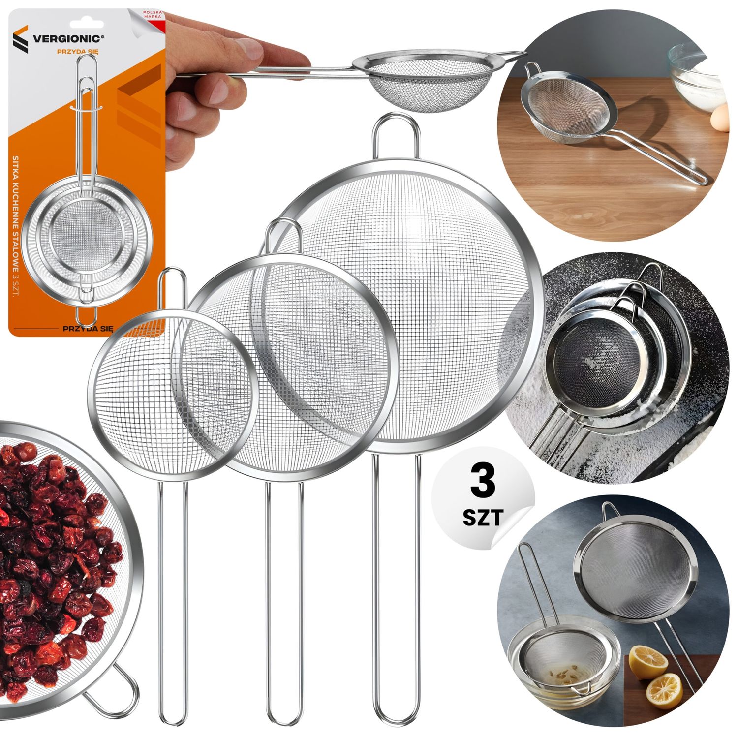 Sieve 3pk