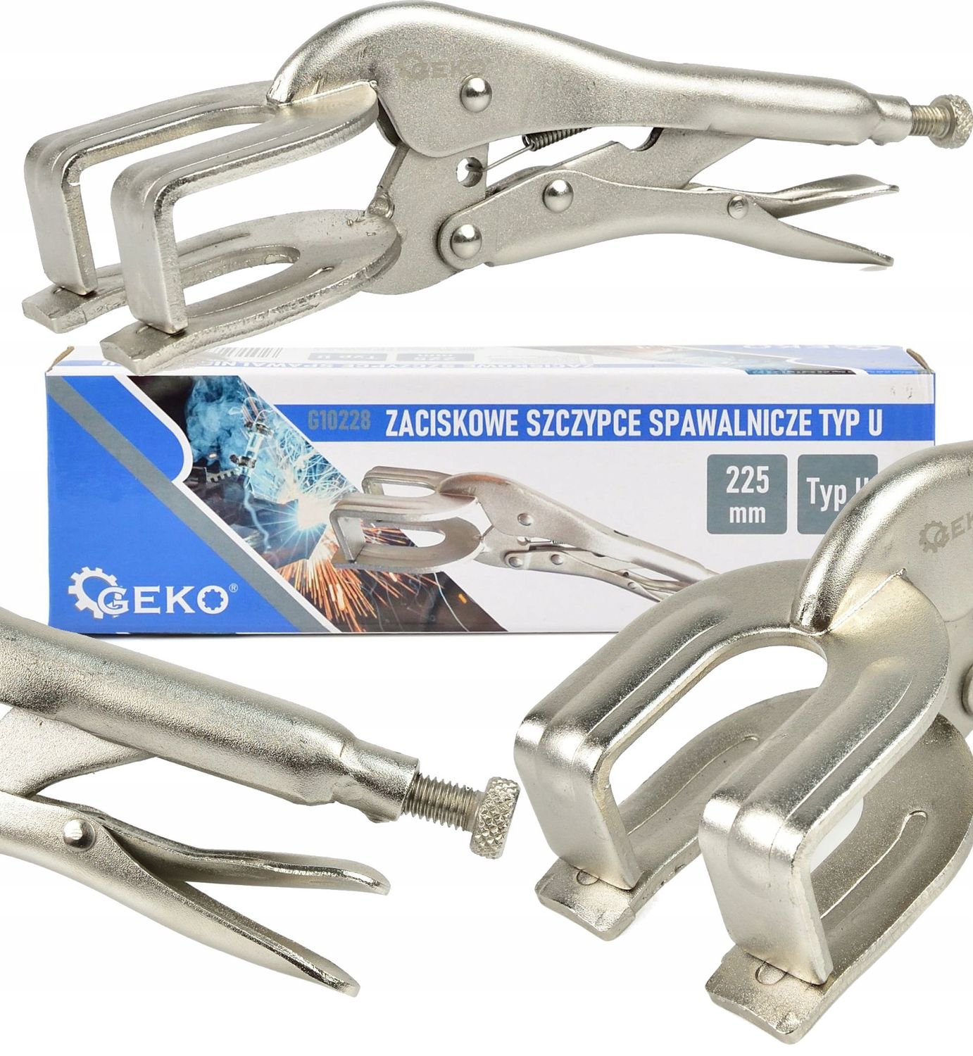 Welding clamp pliers 225mm U type