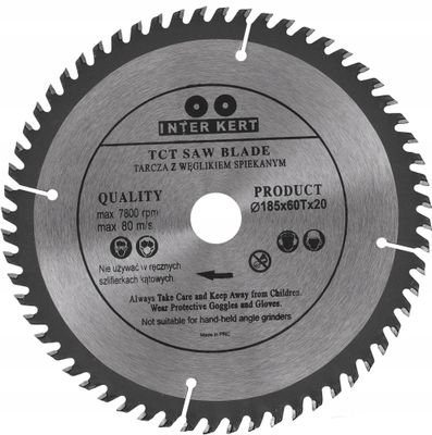 Wood cutting disc 185mm - 60T