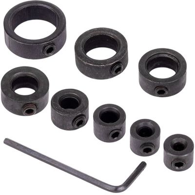 Drill Depth Stop Collar Set 8pcs