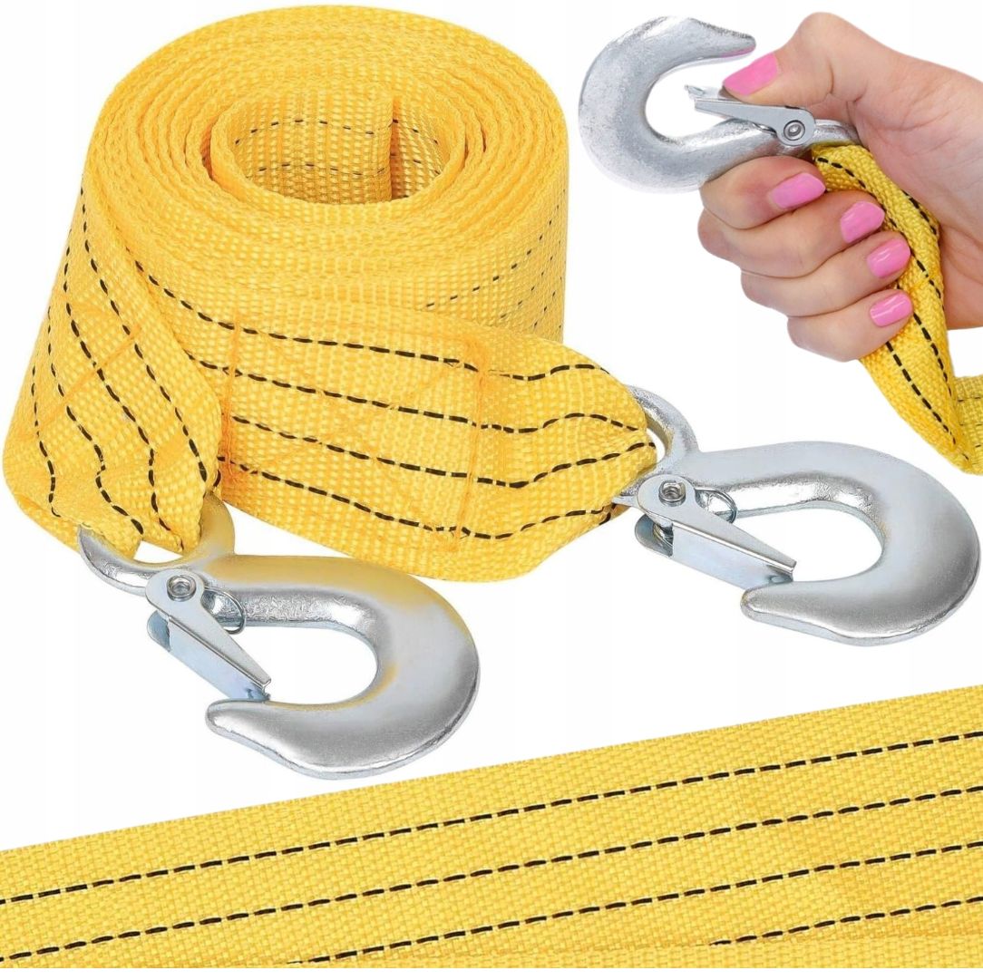 Heavy-Duty Car Tow Strap 3m