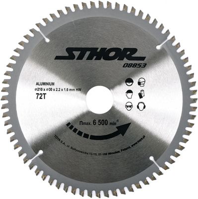 Circular Saw Blade for Metals 210mm– 72T