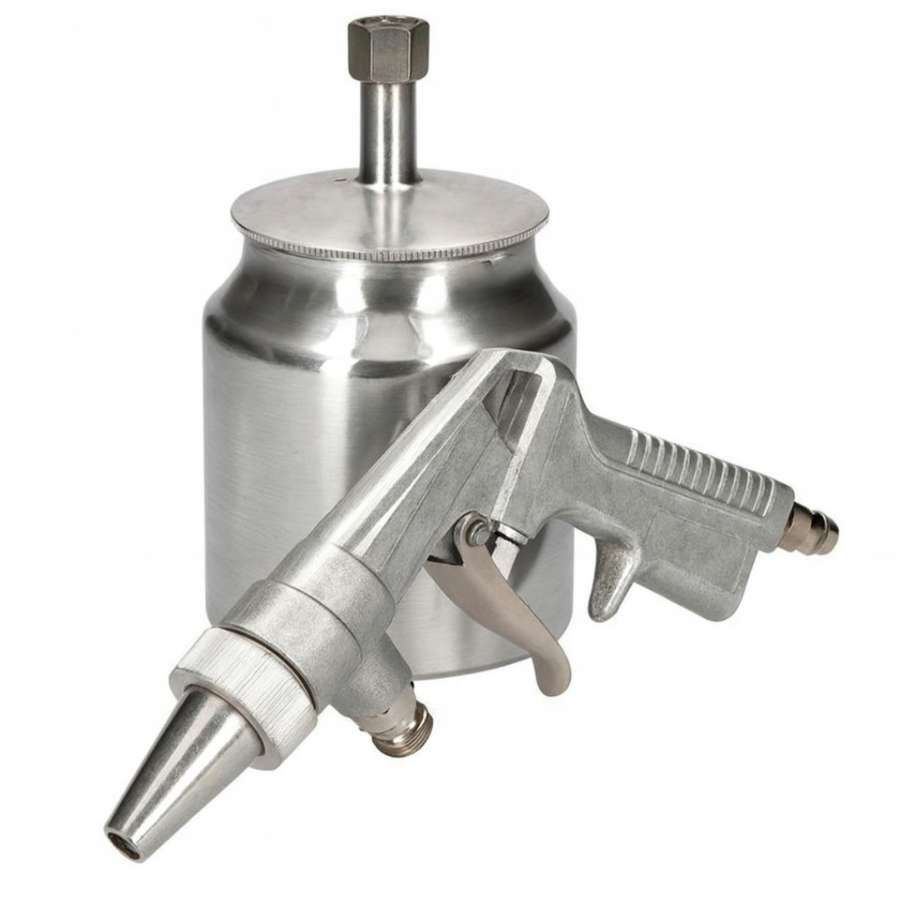 Air sandblast gun