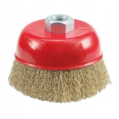 Brass-Plated Cup Brush for Steel 65mm