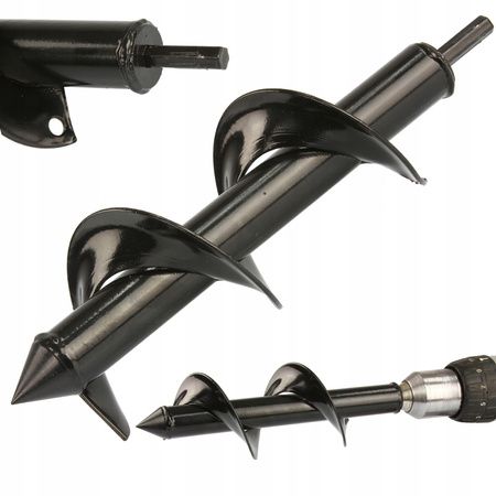 Soil hole digger drill bit 35cm