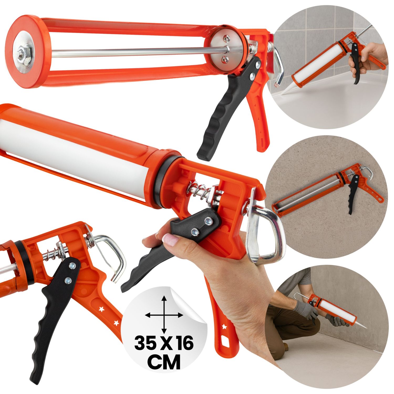 Silicone and glue gun
